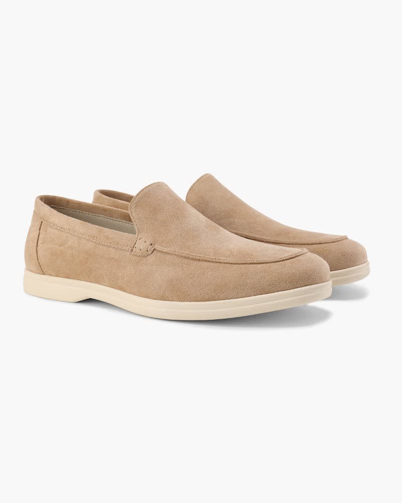 Herren Wildleder-Loafer mit Gummisohle | David_26