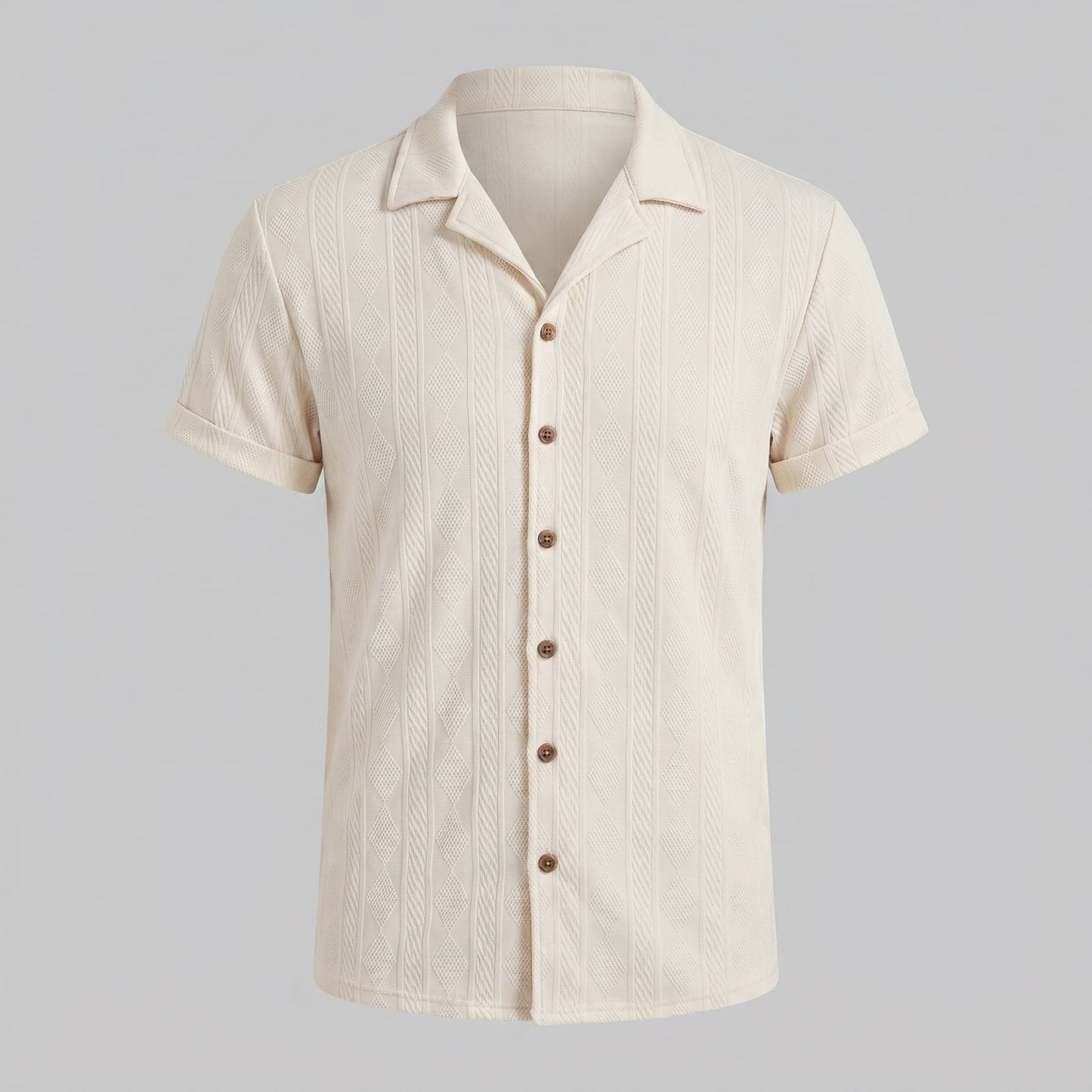 Herren Strickhemd mit Jacquardmuster | Gabriel_6
