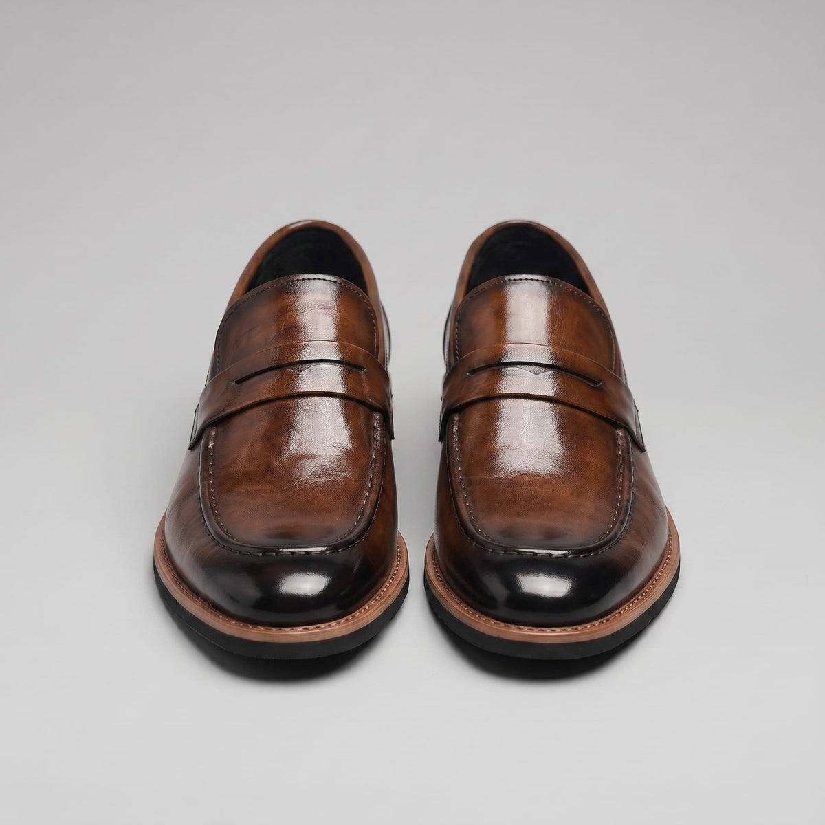 Herren Lederloafer mit Pennyriemen | Berend_10