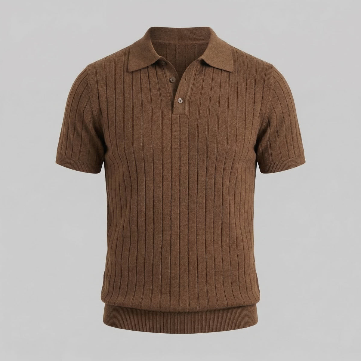 Herren Strickpoloshirt Rippstruktur Slim Fit | Edmund_10