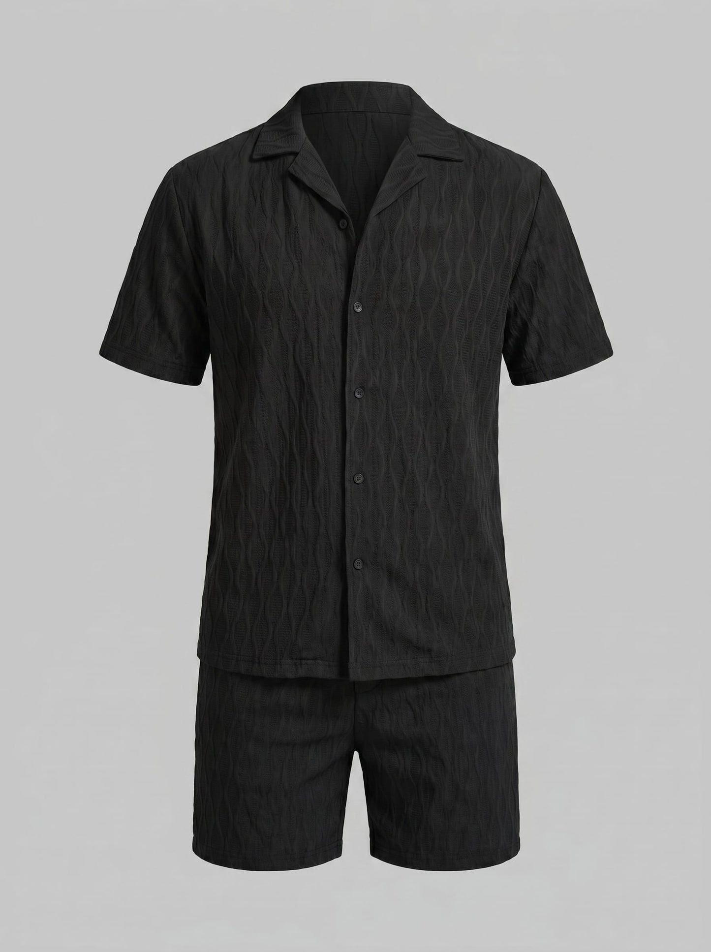 Herren Jacquardset mit Kubakragen | Anton_20