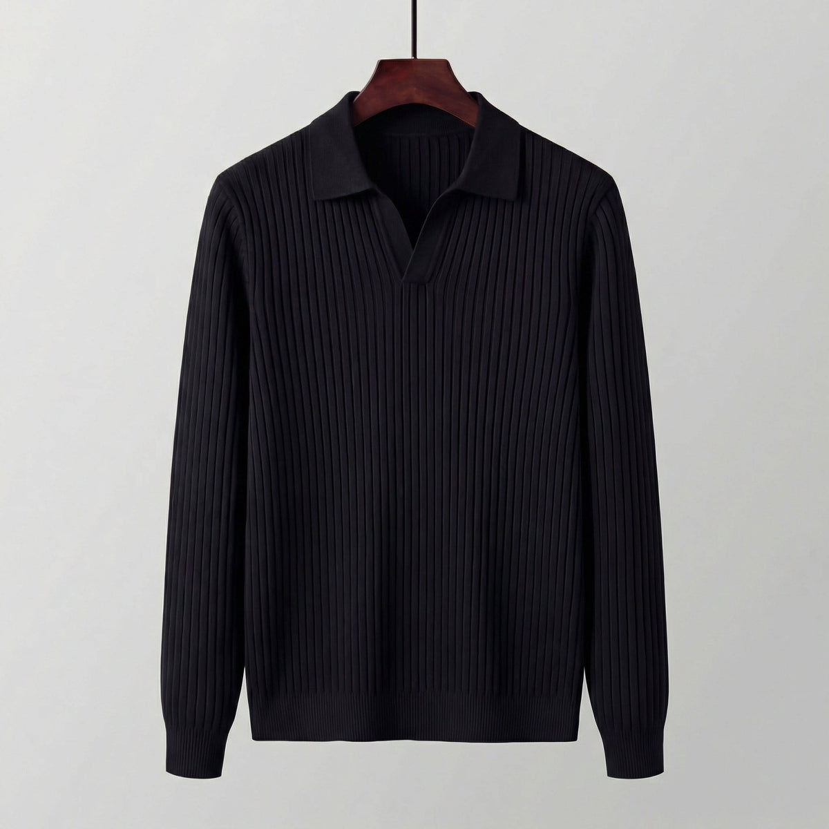Herren Strickpoloshirt Langarm | Sigmund_10