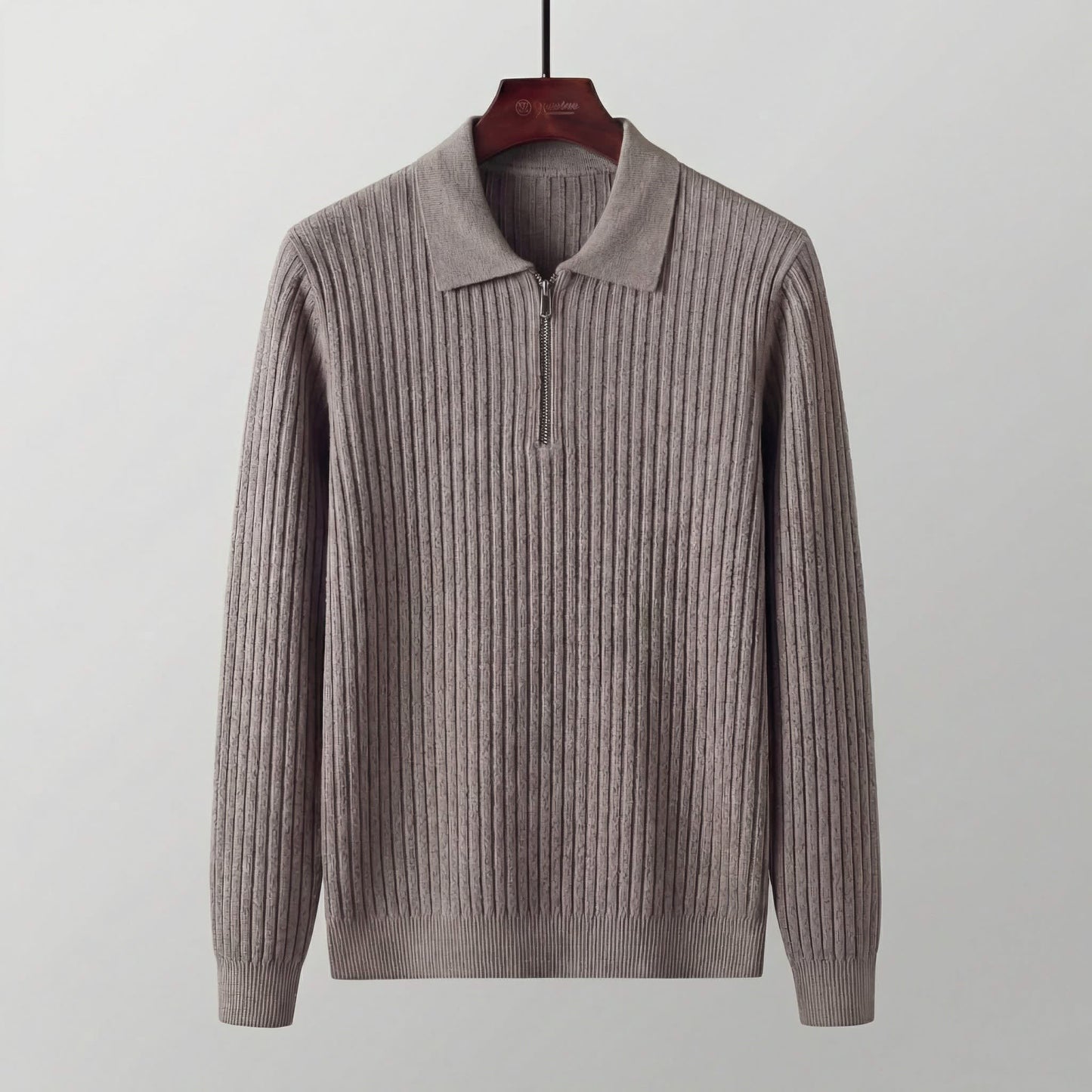 Herren Strickpullover mit Reißverschluss | Silvester_8