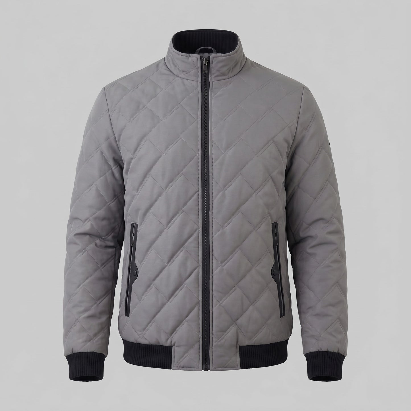 Herren Steppjacke mit Reißverschluss | Wolf_9