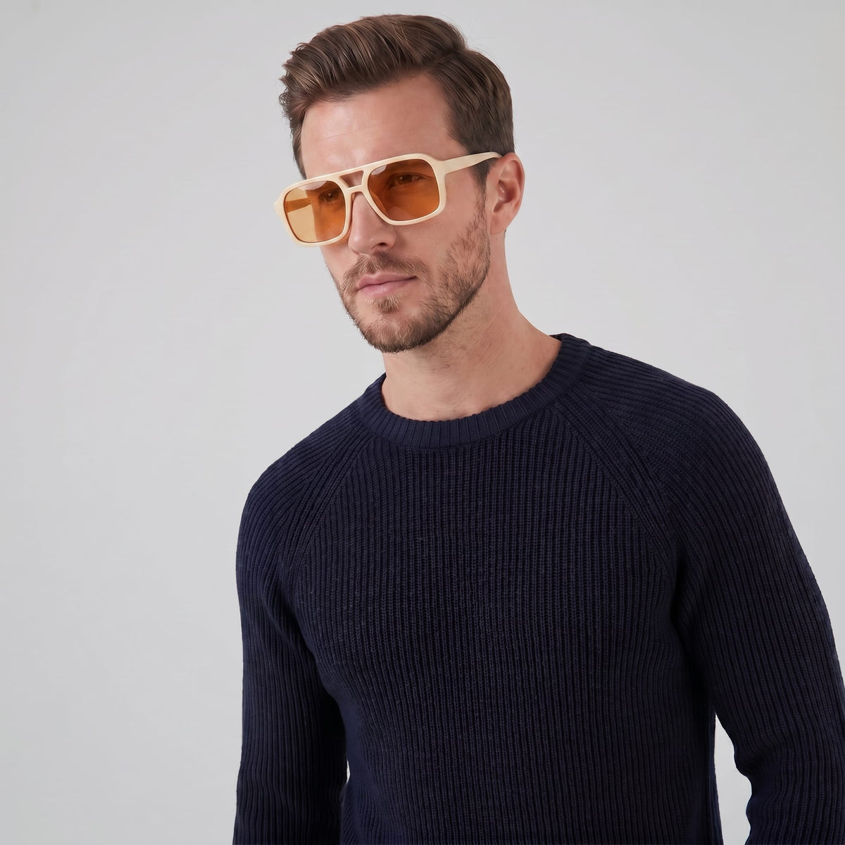 Herren Sonnenbrille Vintage mit eckiger Fassung | Harald_5