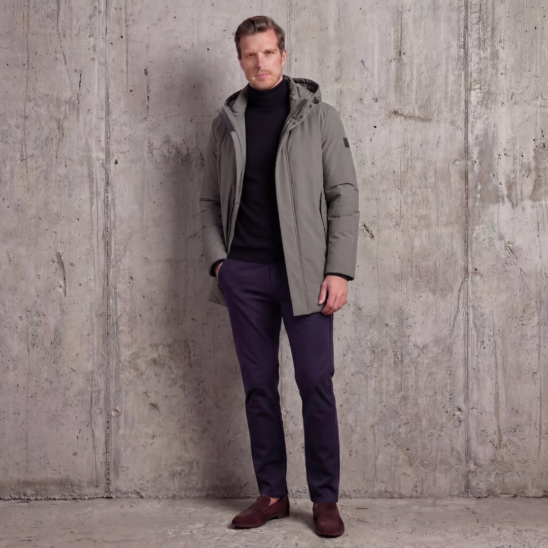 Herren Steppjacke mit Kapuze Slim Fit | Benjamin_6
