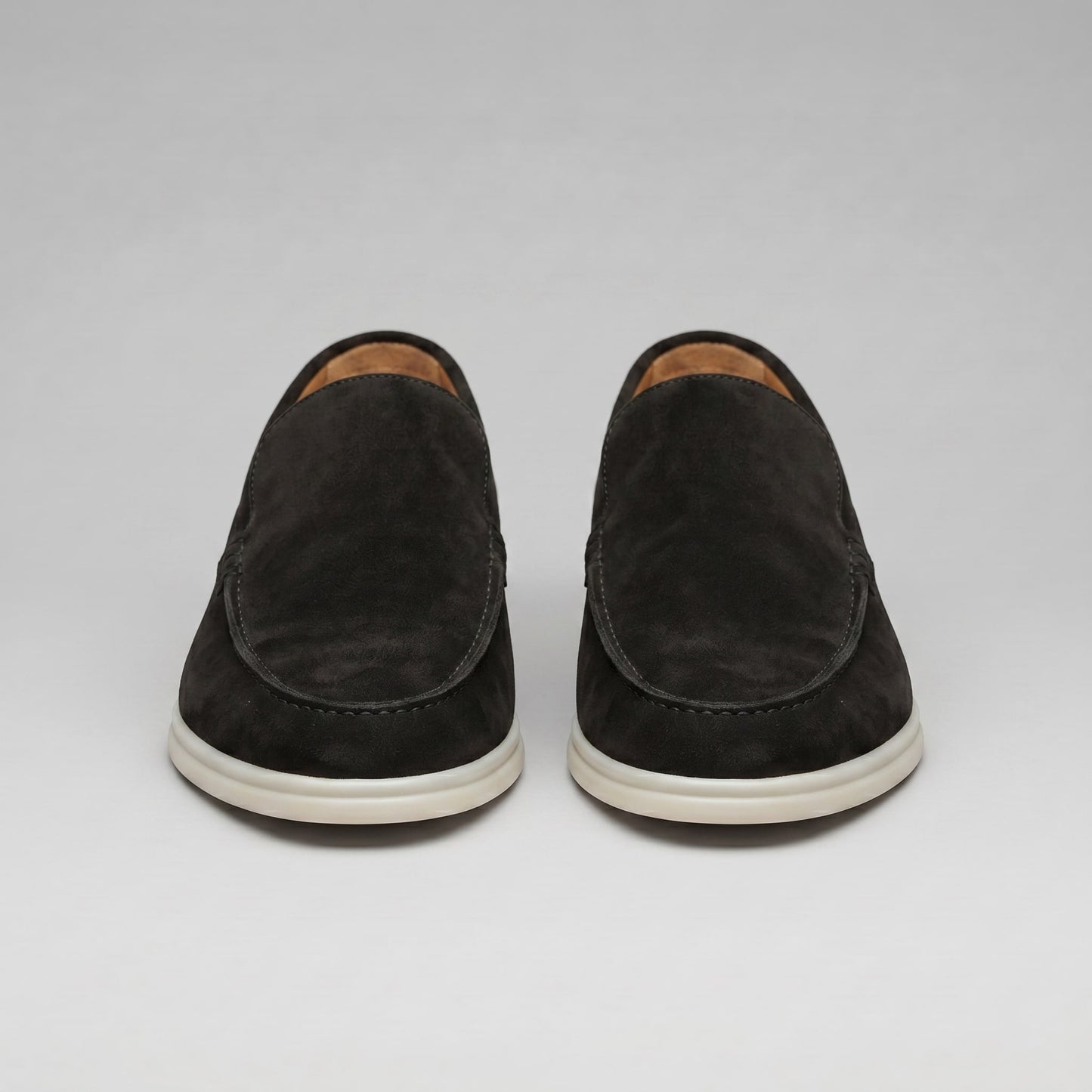 Herren Wildleder-Loafer Schwarz mit Gummisohle | Jochen_5