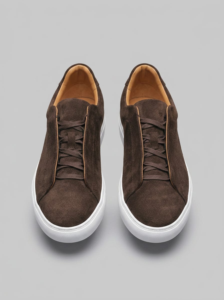 Herren Wildleder-Sneaker mit Perforation | Gerold_5