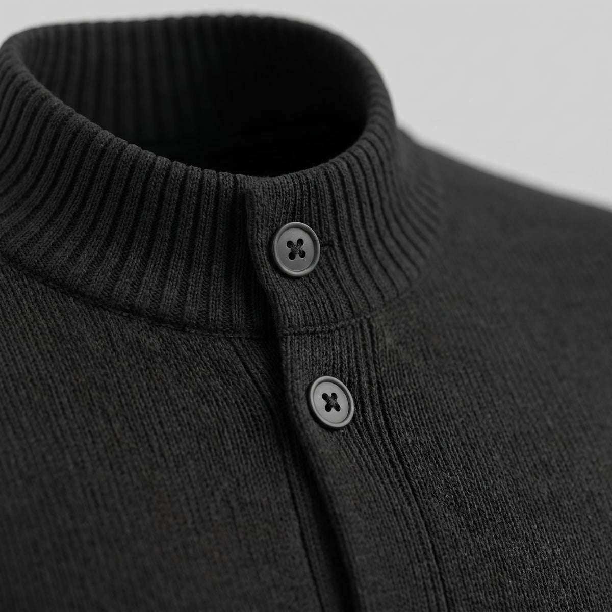 Herren Wollstrickjacke mit Stehkragen | Theodor_20