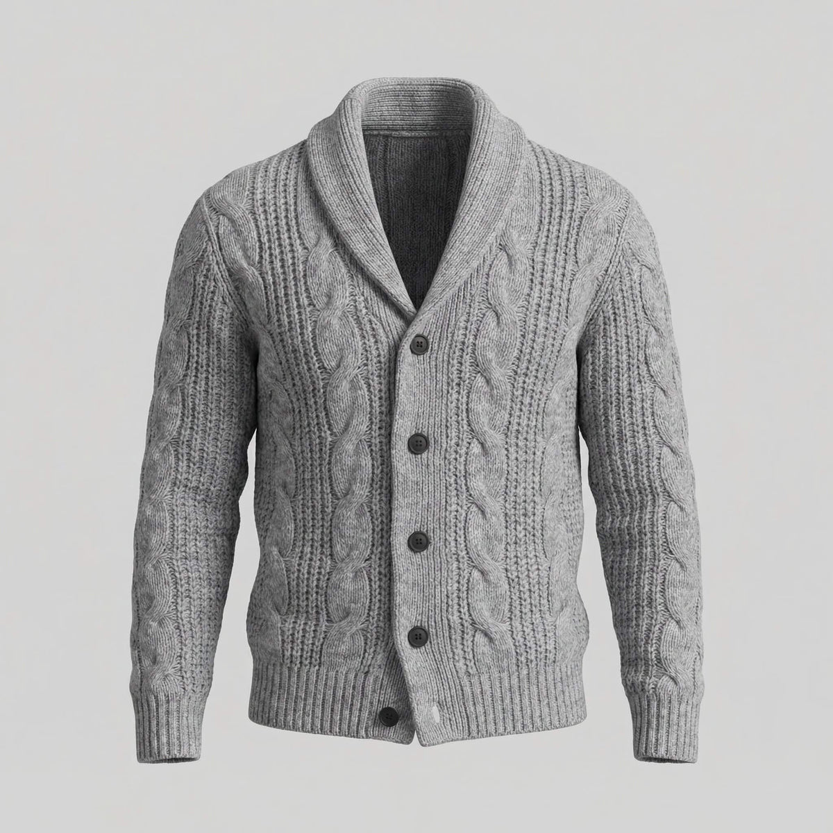 Herren Wollstrickjacke mit Schalkragen | Thorsten_20