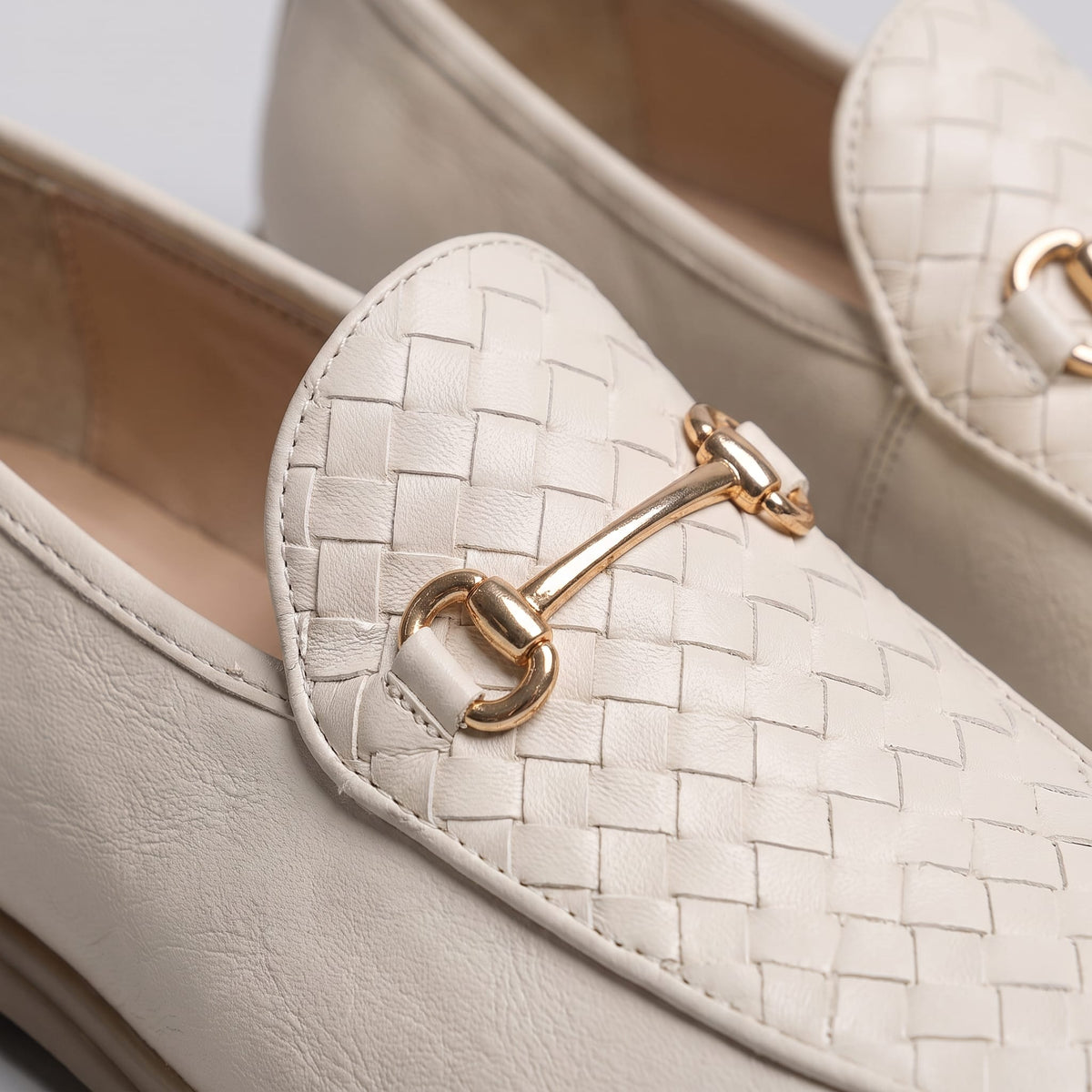 Herren Kunstlederloafer in Flechtoptik mit Trensenspange | Erdmann_11