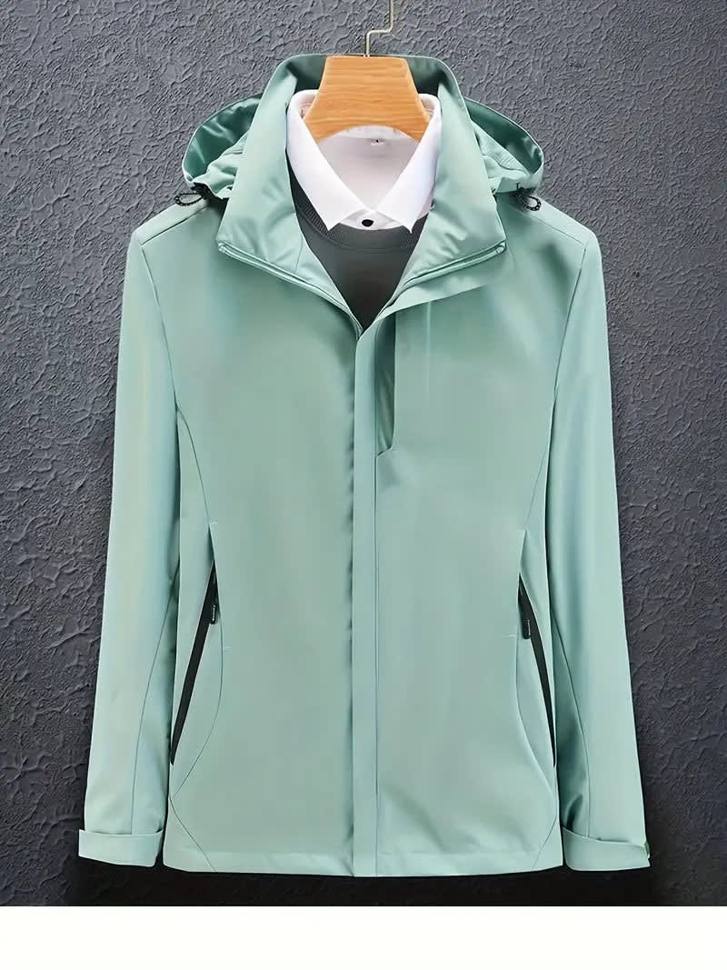 Herren Stylische Winter-Skijacke mit Kapuze Langarm | Alwin_5