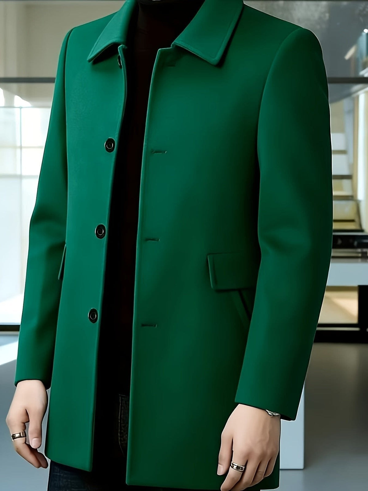 Herren Trenchcoat klassisch und vielseitig | Ingo_31