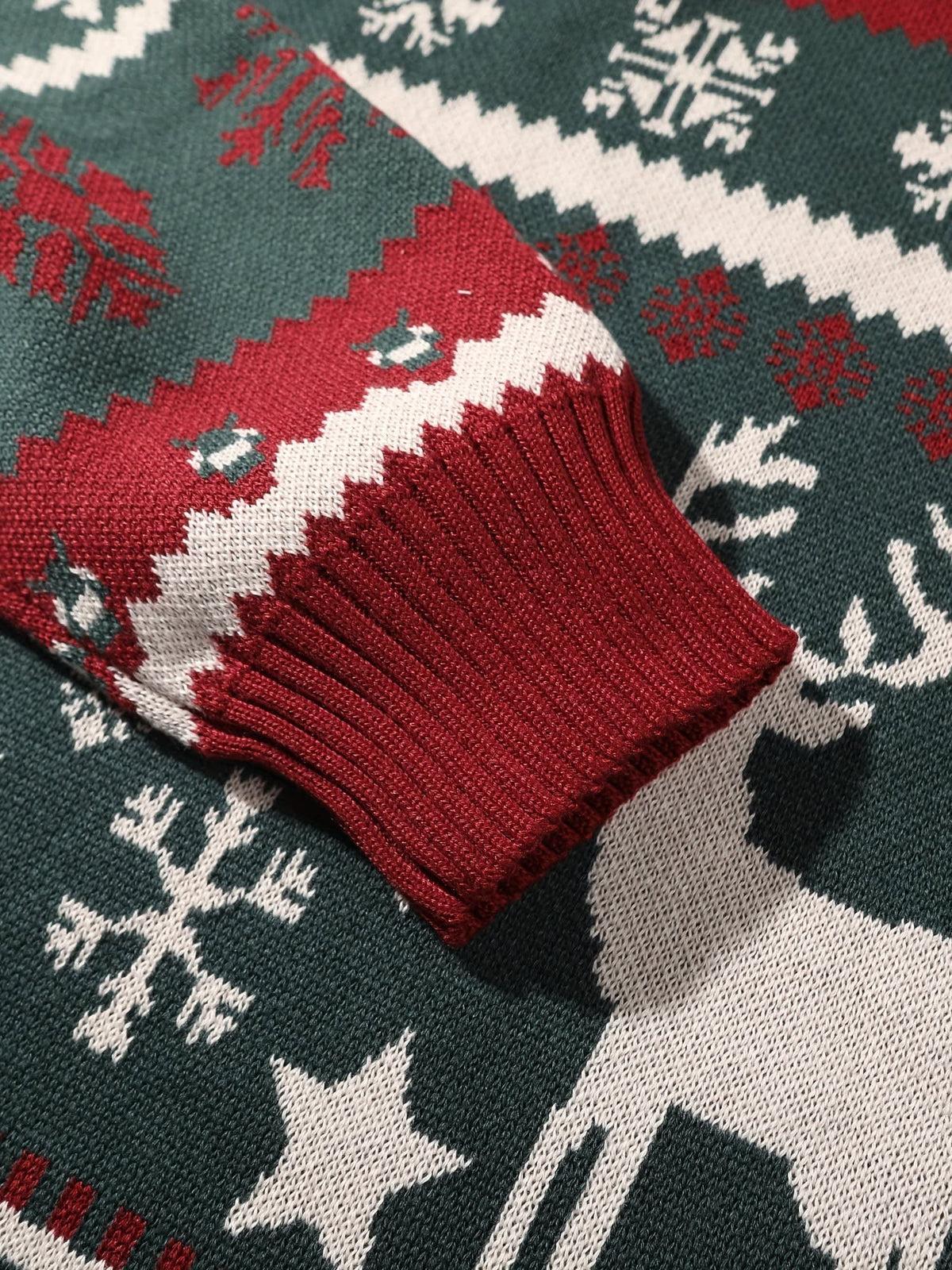 Herren Weihnachtspullover mit Kapuze und Rentiermuster | Andreas