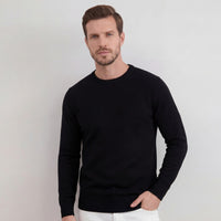 Herren Strickpullover mit Rundhalsausschnitt | Rolf