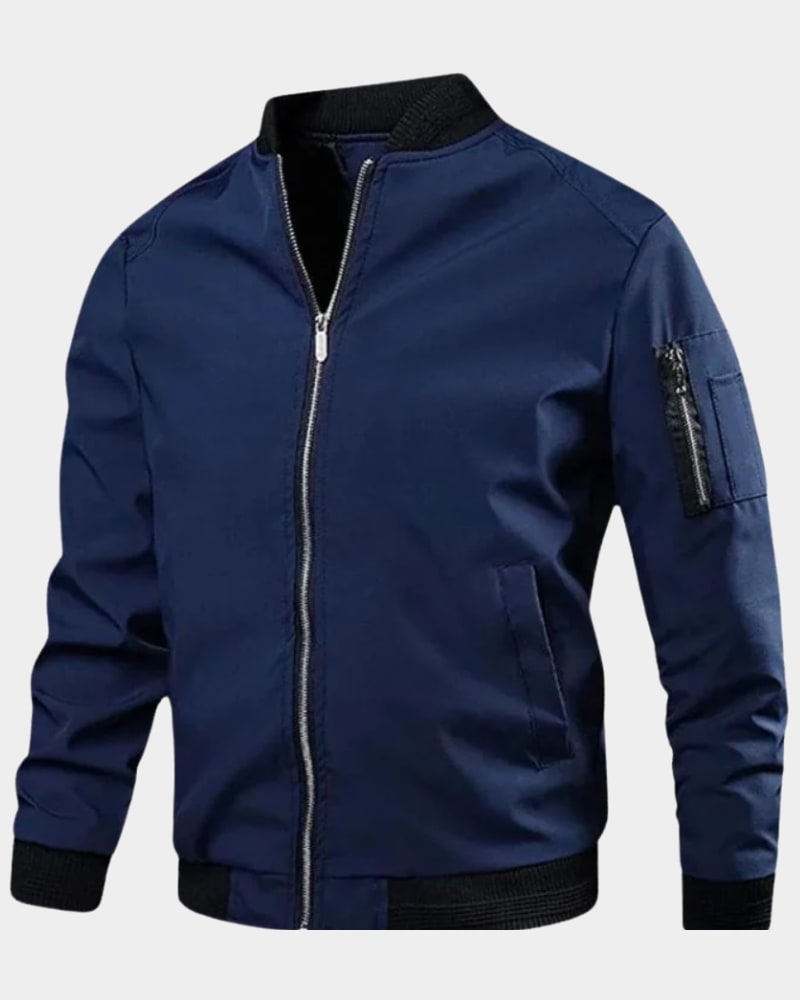 Herren Bomberjacke sportlich mit Ärmel-Zip | Jürgen