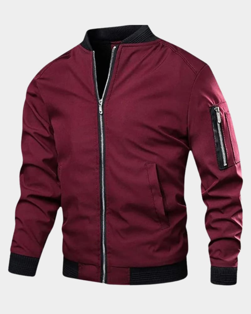 Herren Bomberjacke sportlich mit Ärmel-Zip | Jürgen_2