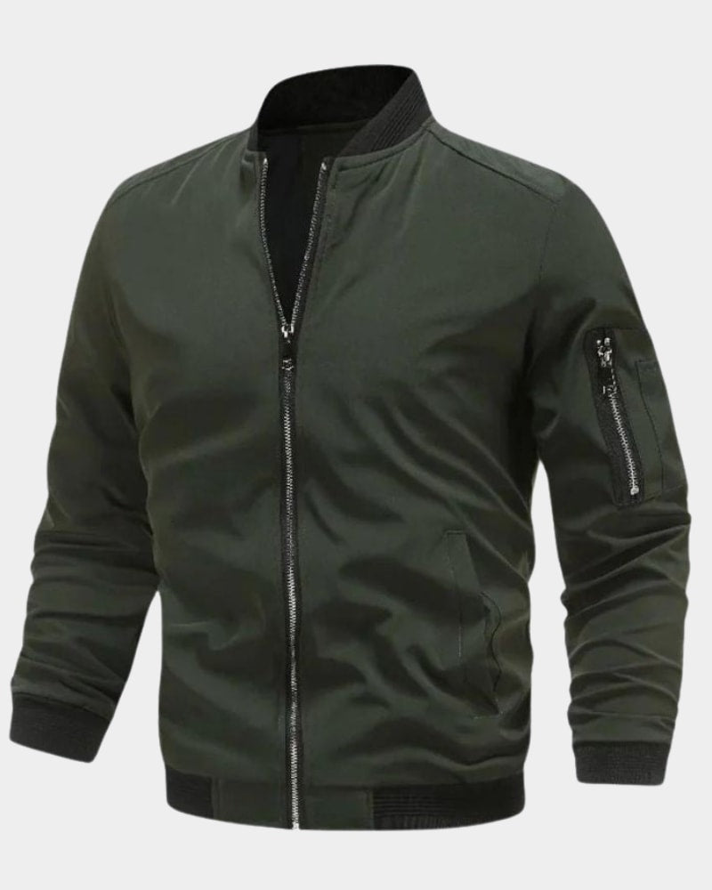 Herren Bomberjacke sportlich mit Ärmel-Zip | Jürgen_4