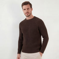 Herren Rippstrickpullover mit Raglanärmeln | Helmuth