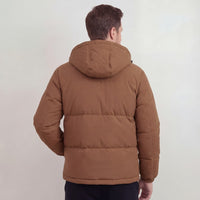 Herren Steppjacke mit Kapuze Braun | Bastian