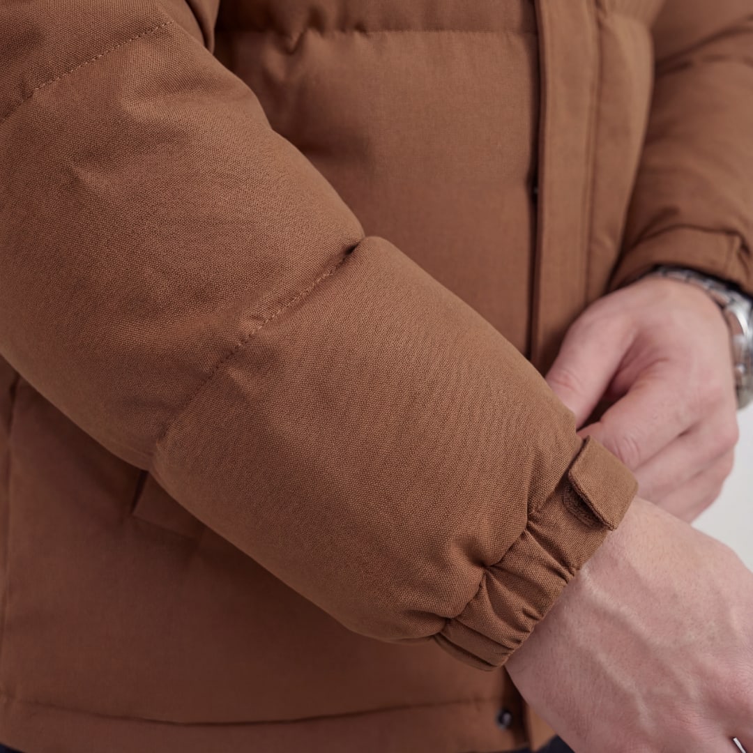 Herren Steppjacke mit Kapuze Braun | Bastian