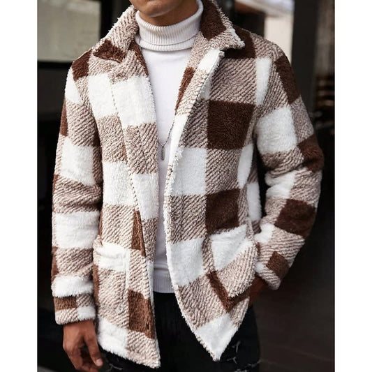 Herren Karojacke Teddy-Optik | Rainer_1
