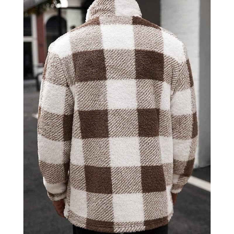 Herren Karojacke Teddy-Optik | Rainer