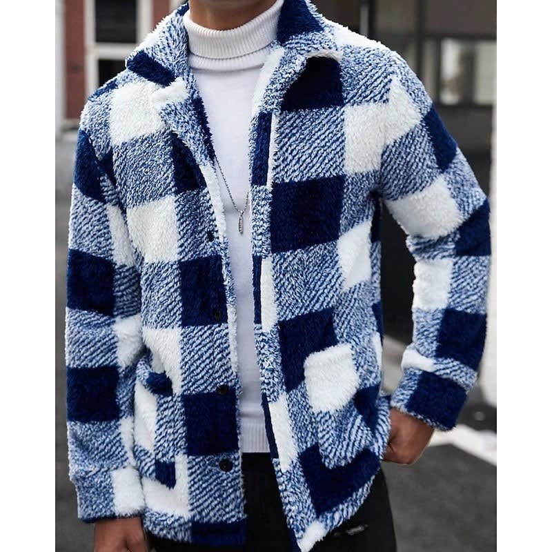 Herren Karojacke Teddy-Optik | Rainer_6