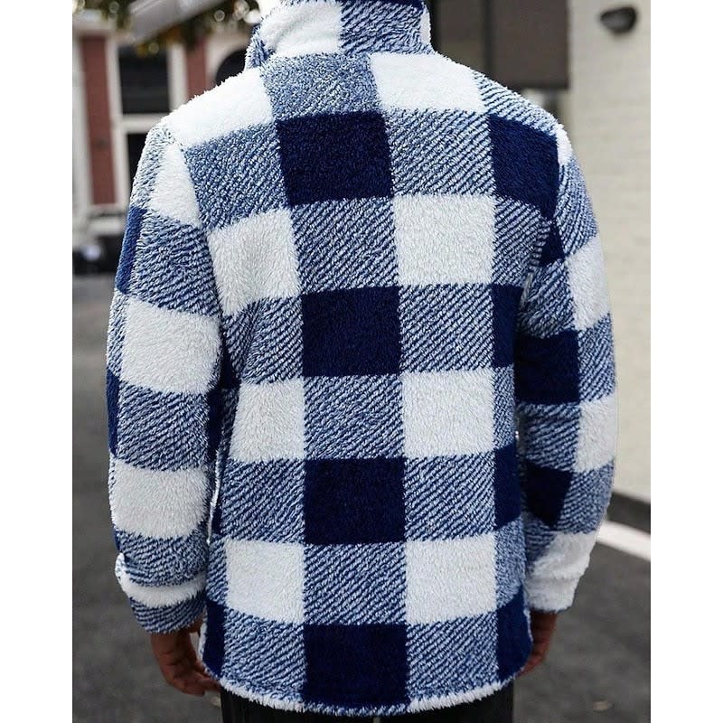 Herren Karojacke Teddy-Optik | Rainer