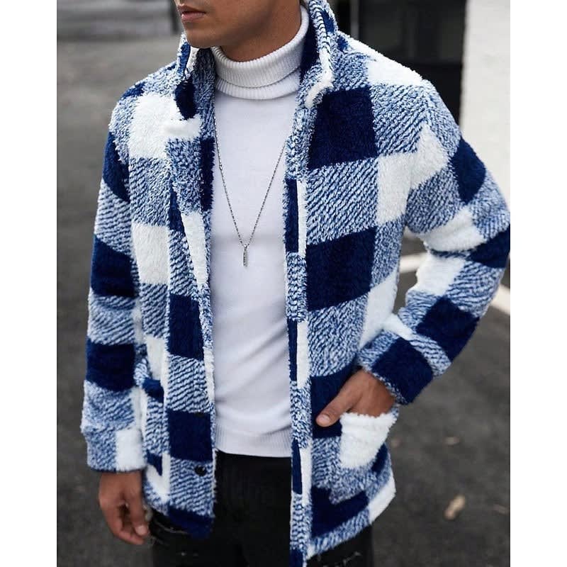 Herren Karojacke Teddy-Optik | Rainer_9