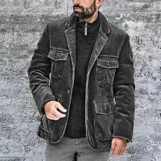 Herren Cordjacke mit Pattentaschen | Volker_1