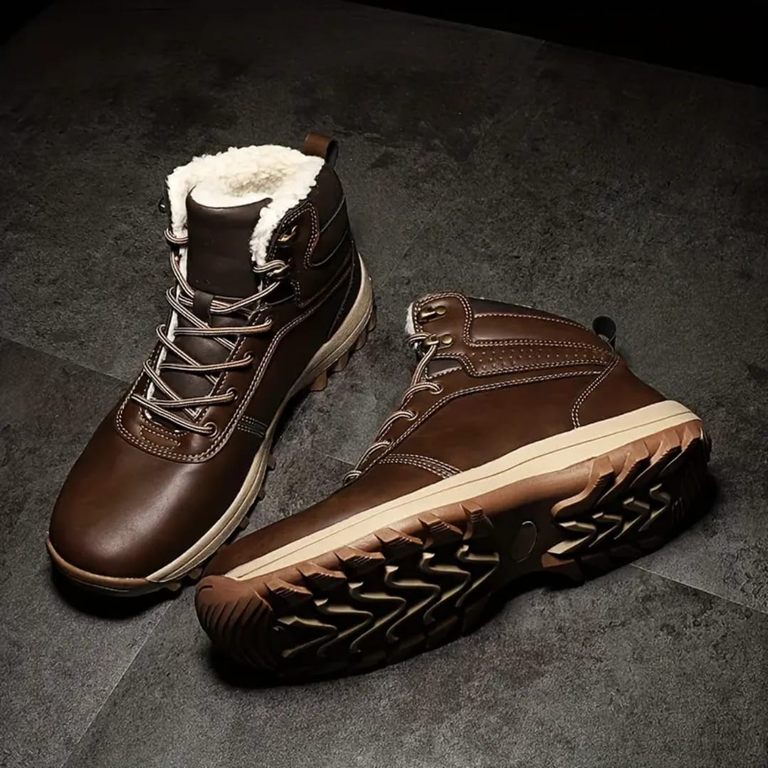 Herren Gefütterte Winterschuhe mit Robuster Gummisohle | Ernst_3