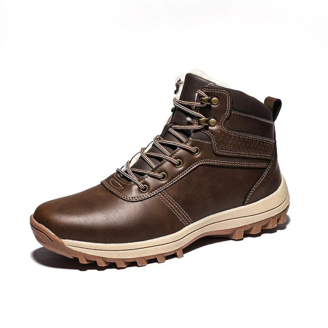 Herren Gefütterte Winterschuhe mit Robuster Gummisohle | Ernst