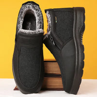 Herren Gefütterte Winterschuhe mit Seitenreißverschluss | Eduard
