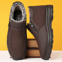 Herren Gefütterte Winterschuhe mit Seitenreißverschluss | Eduard