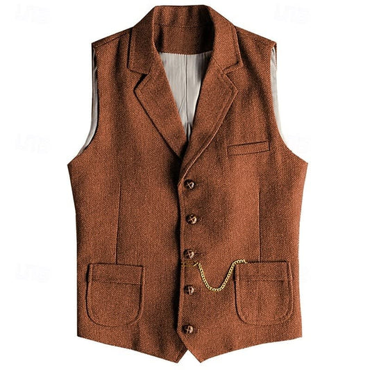 Herren Anzugweste mit Revers | Rudolf_1