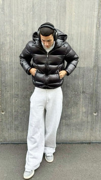 Herren Winterjacke gefüttert mit Kapuze | Daniel