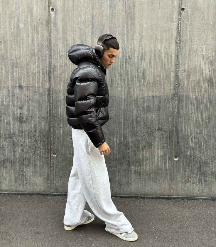 Herren Winterjacke gefüttert mit Kapuze | Daniel