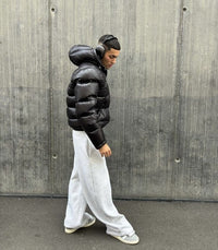 Herren Winterjacke gefüttert mit Kapuze | Daniel