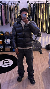Herren Winterjacke gefüttert mit Kapuze | Daniel