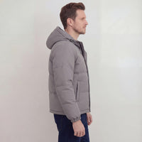 Herren Steppjacke mit Kapuze Grau | Gunnar