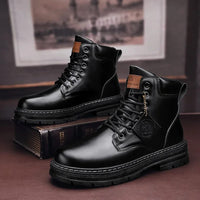 Herren Schnürstiefel mit Profilsohle | Carsten