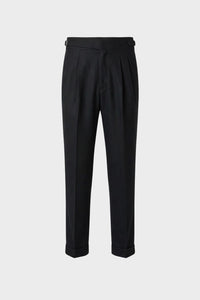 Herren Stoffhose mit Bundfalten und hohem Bund | Florian