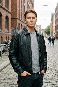 Herren Blouson in Lederoptik mit Reißverschluss | Hannes