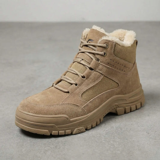 Herren Fellgefütterte Winterschuhe mit Stahlkappe | Felix_1