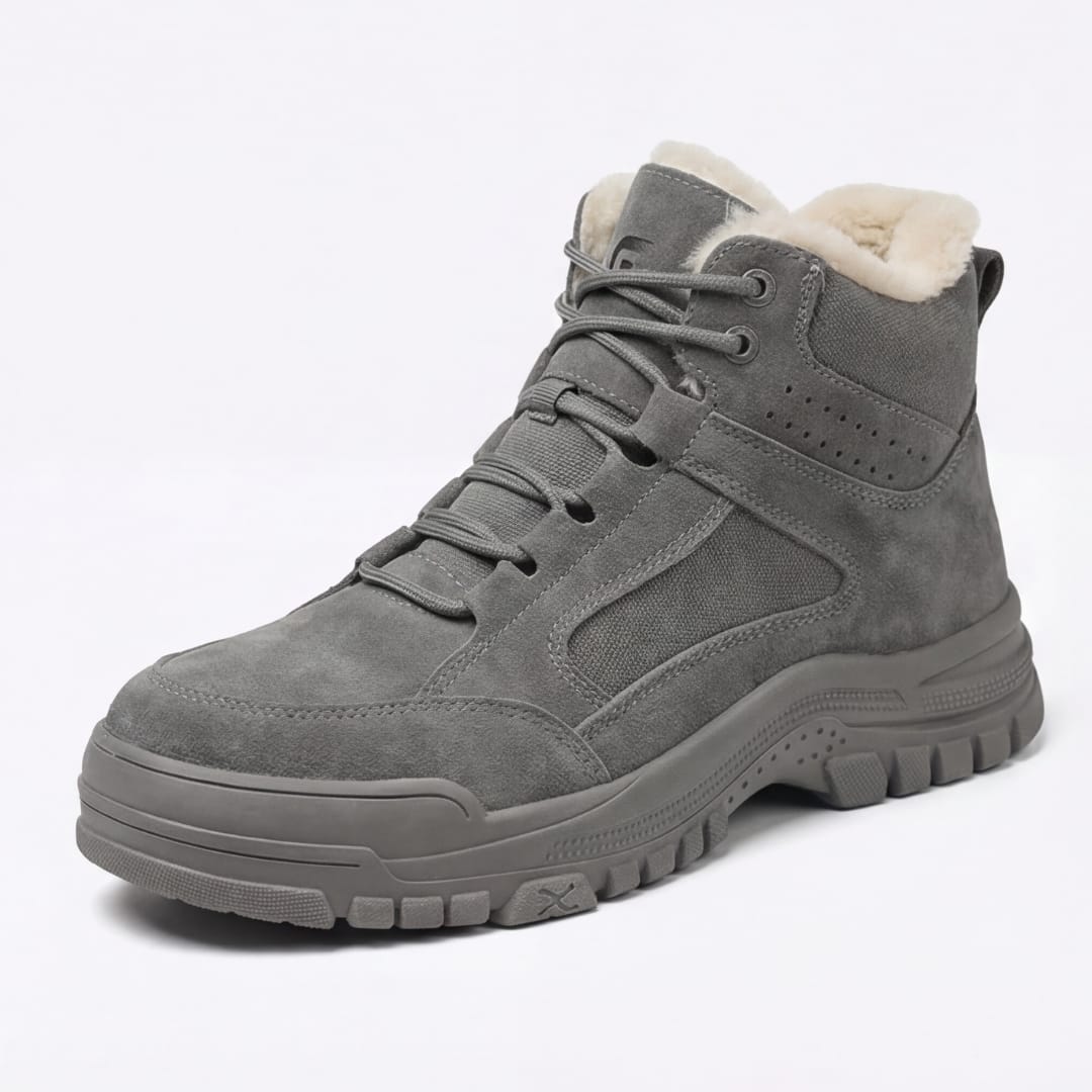 Herren Fellgefütterte Winterschuhe mit Stahlkappe | Felix