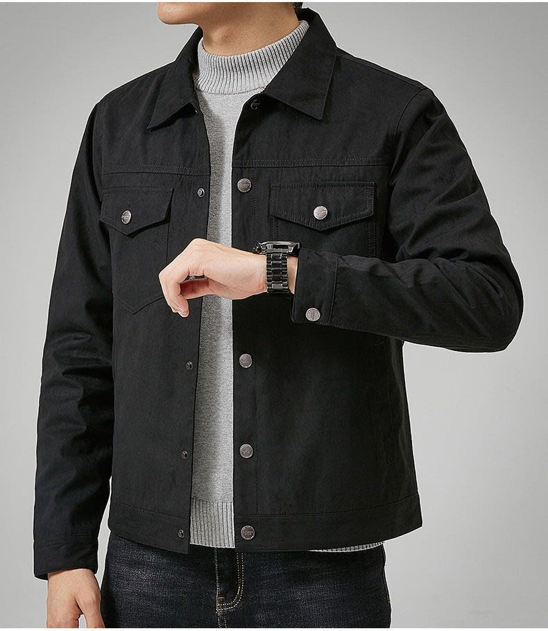 Herren Jeansjacke mit Brusttaschen | Edgar