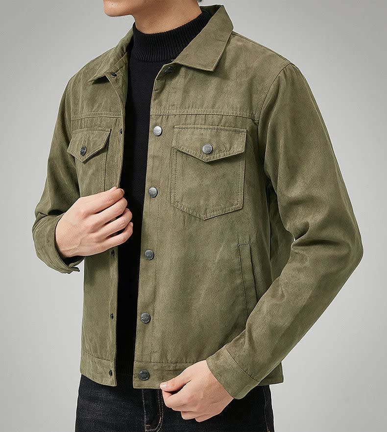 Herren Jeansjacke mit Brusttaschen | Edgar_2
