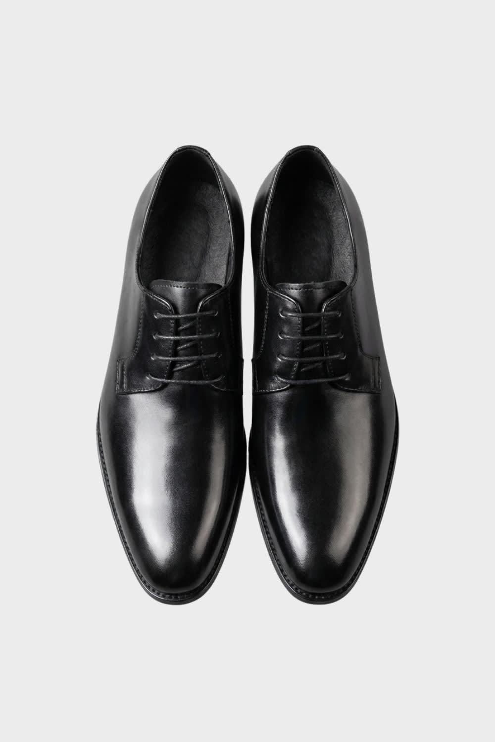 Herren Lederschuhe mit Schnürung und glatter Kappe | Clemens