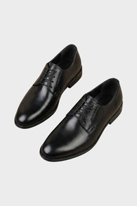 Herren Lederschuhe mit Schnürung und glatter Kappe | Clemens